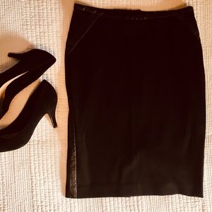 DONATED.   black h&m pencil skirt